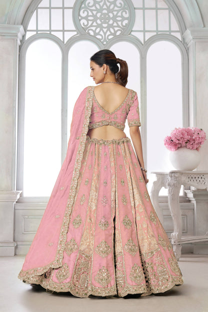 Rust Orange Designer Lehenga 2250