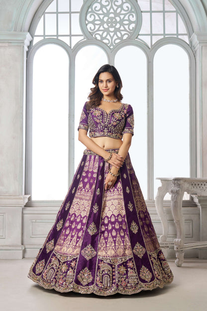 Rust Orange Designer Lehenga 2250