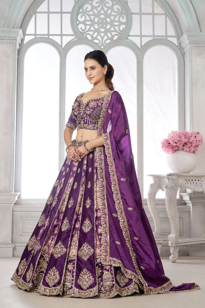 Rust Orange Designer Lehenga 2250