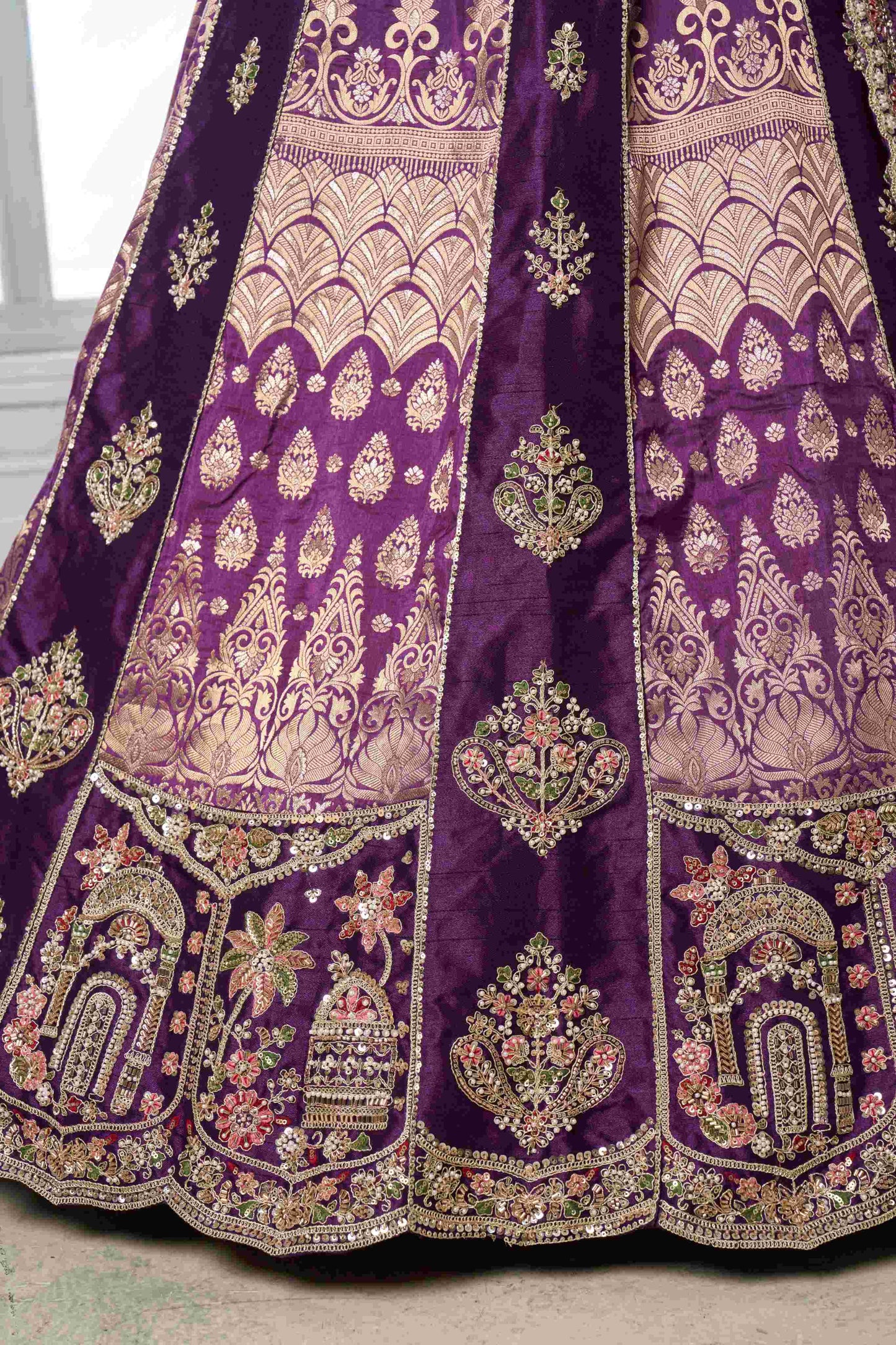 Rust Orange Designer Lehenga 2250