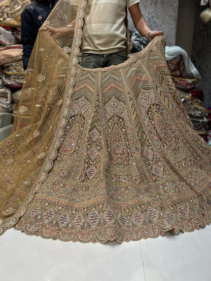 Stunning mustard lehenga