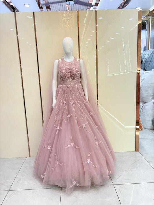 Pink gown