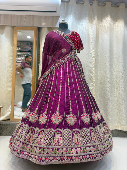 Gorgeous purple Lehenga