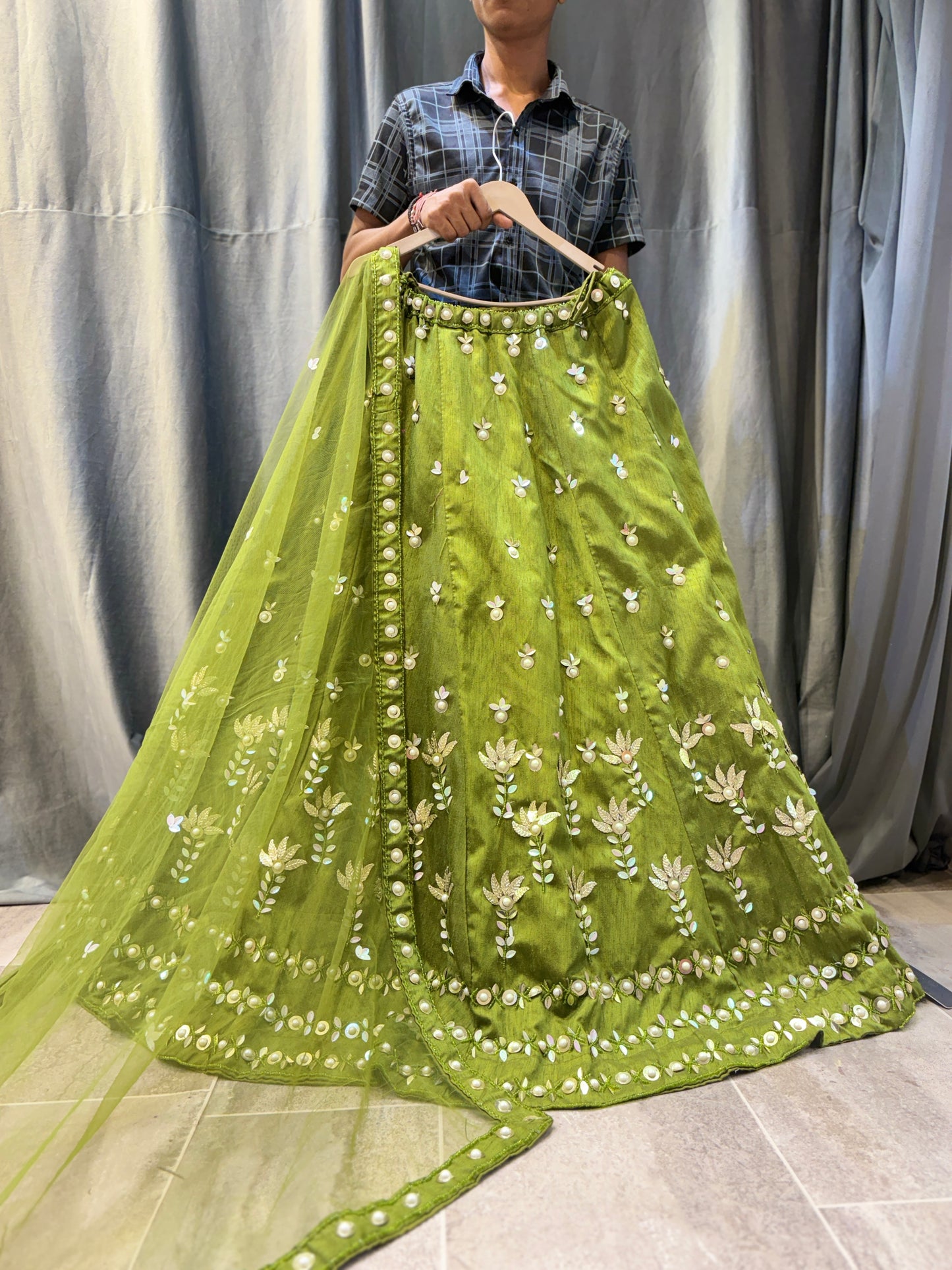 Tremendous green Lehenga
