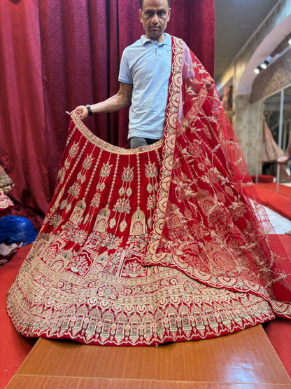Beautiful red bridal Lehenga