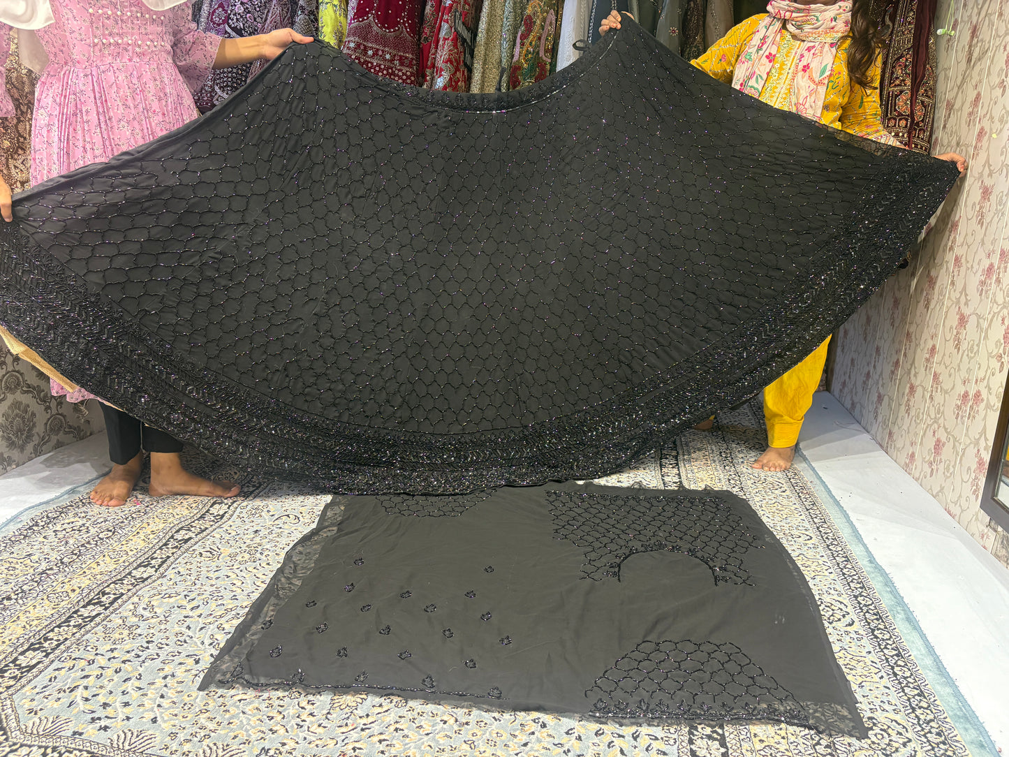 Good looking black Lehenga