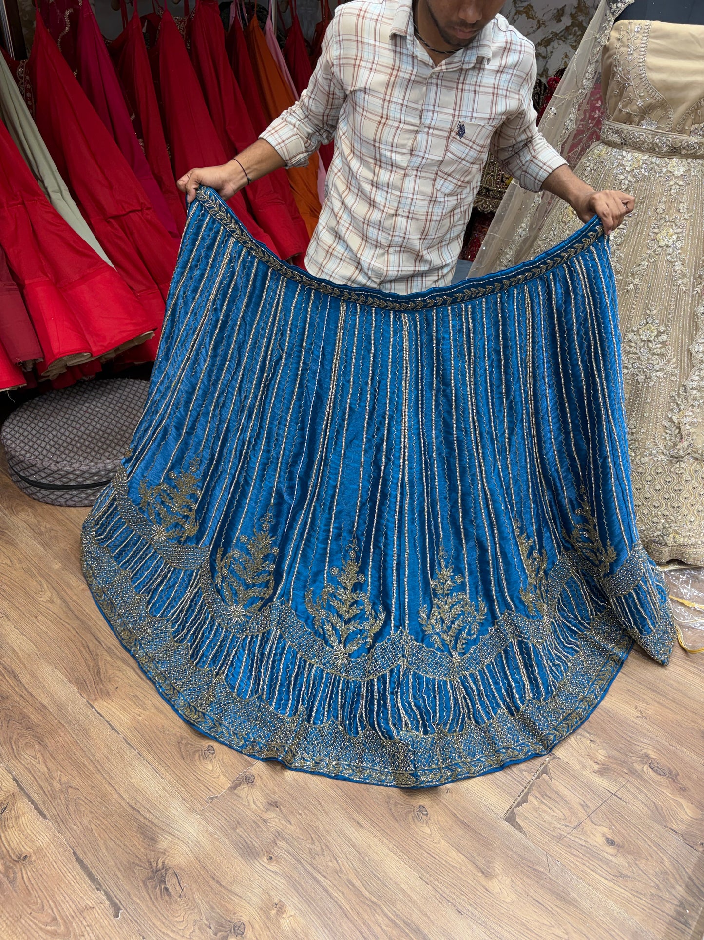 Blue Lehenga