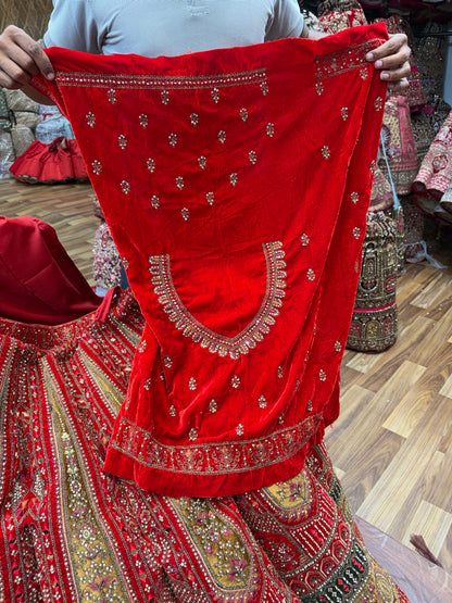 Rani Pink Ball Bridal Lehenga - Shopping World