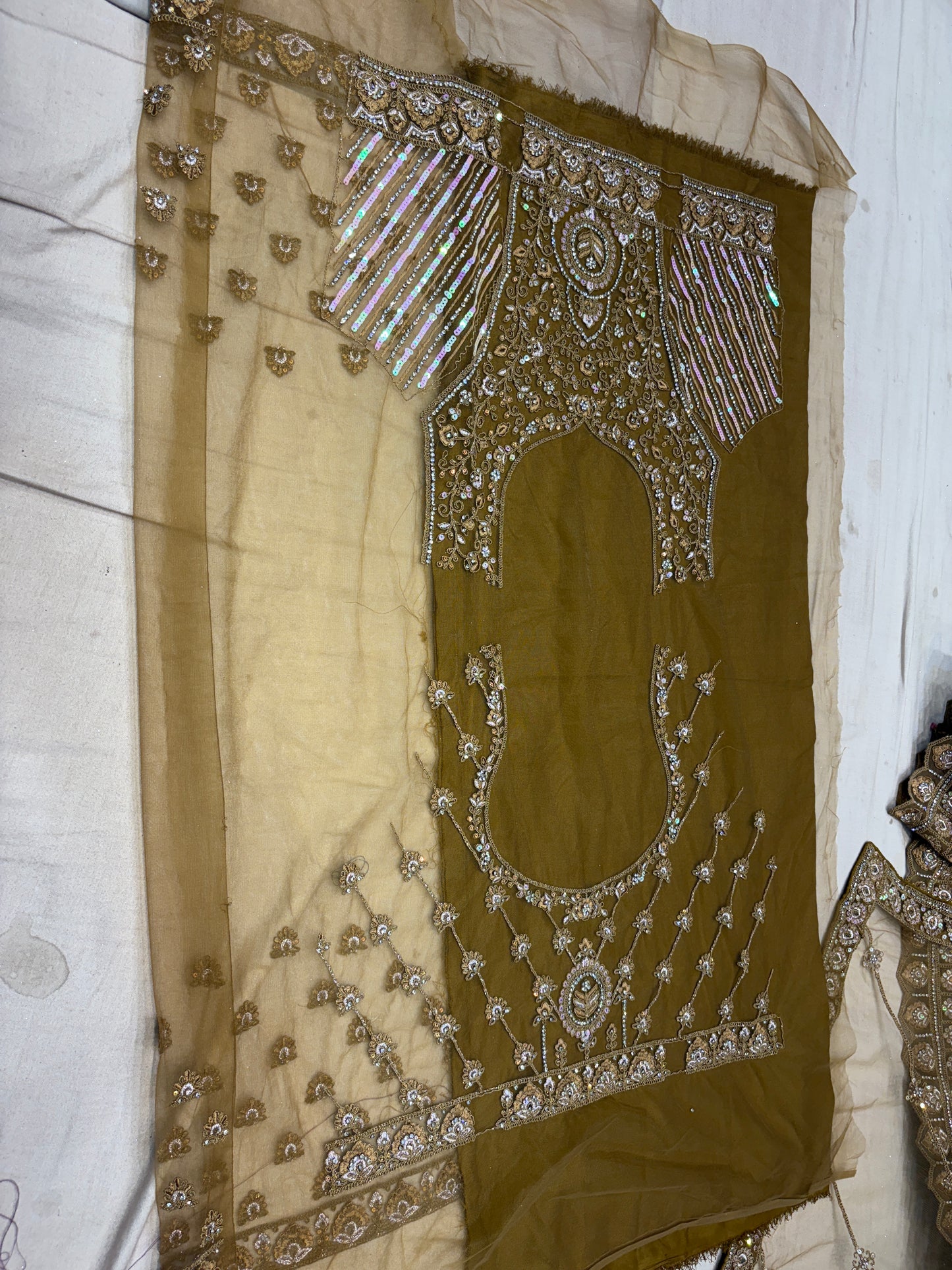 Engaging maroon summer cotton unstitched suit ( free size )