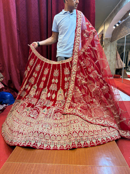 Beautiful red bridal Lehenga
