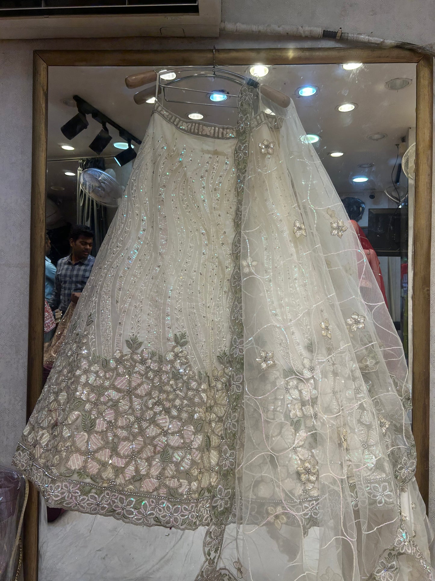 Fantastic white handwork Lehenga