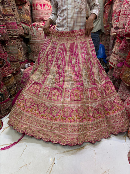 Baby Pink Doli Barat Bridal Lehenga