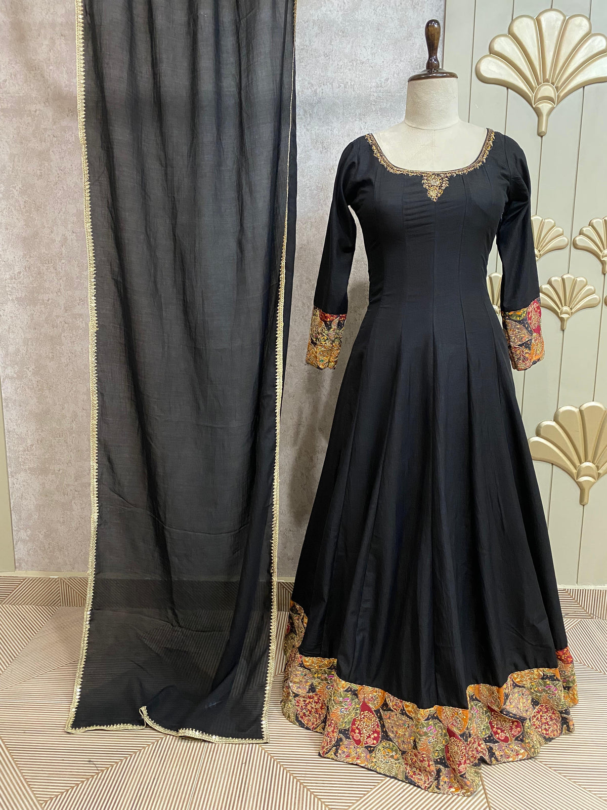 Black gown