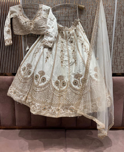Baby Pink Crop Top Lehenga