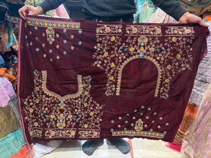 Something different Maroon Ball bridal Lehenga