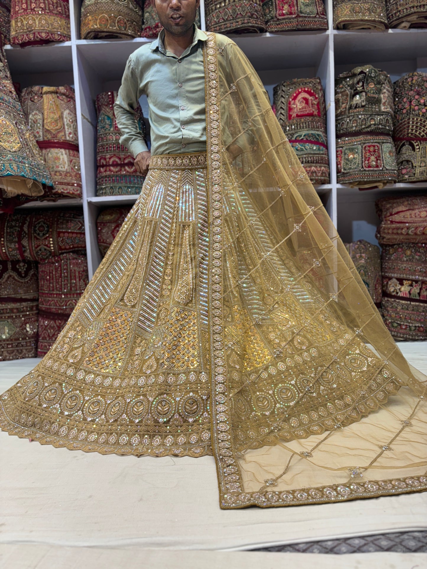 Engaging maroon summer cotton unstitched suit ( free size )