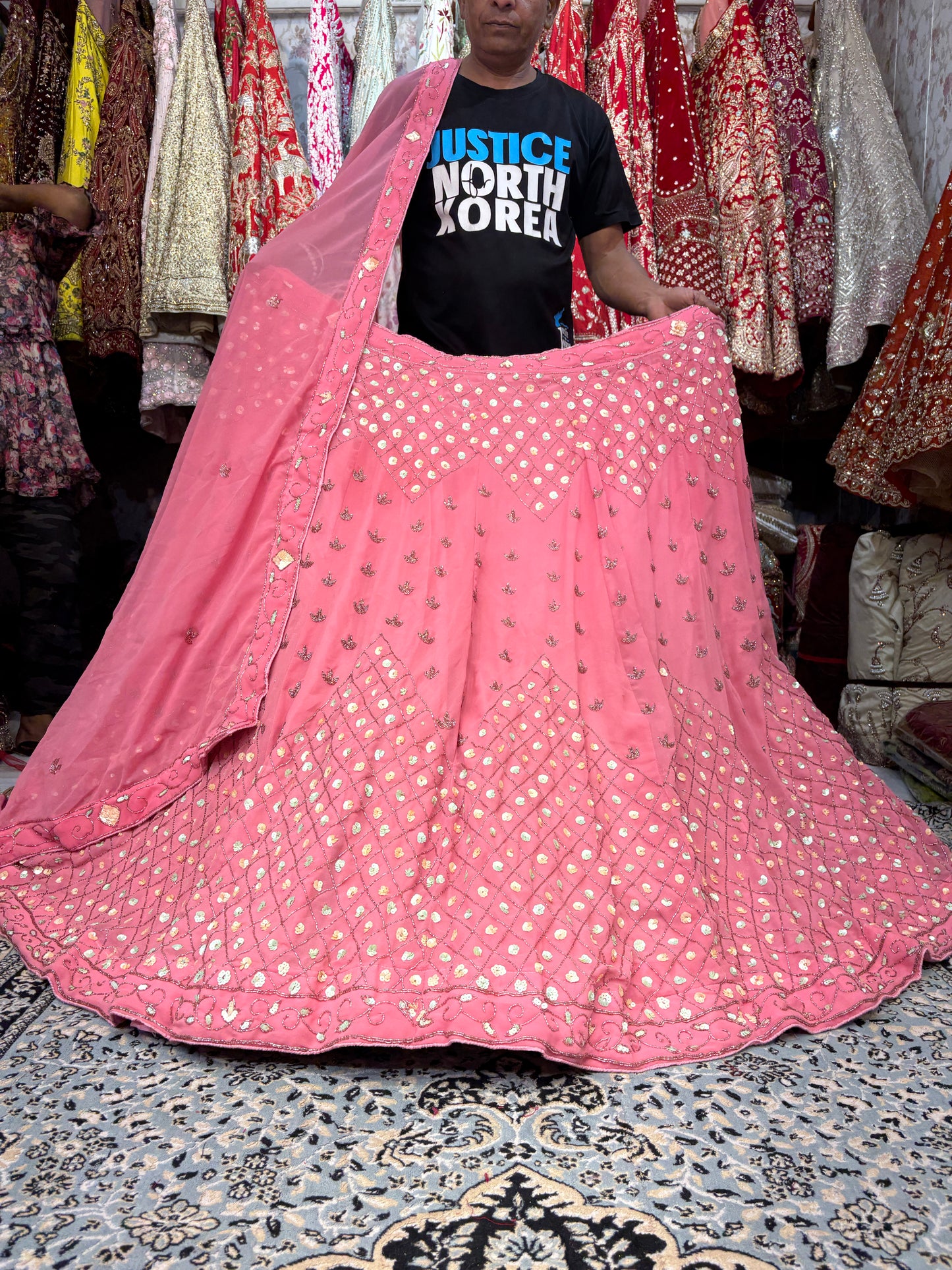 Awesome Baby pink Lehenga