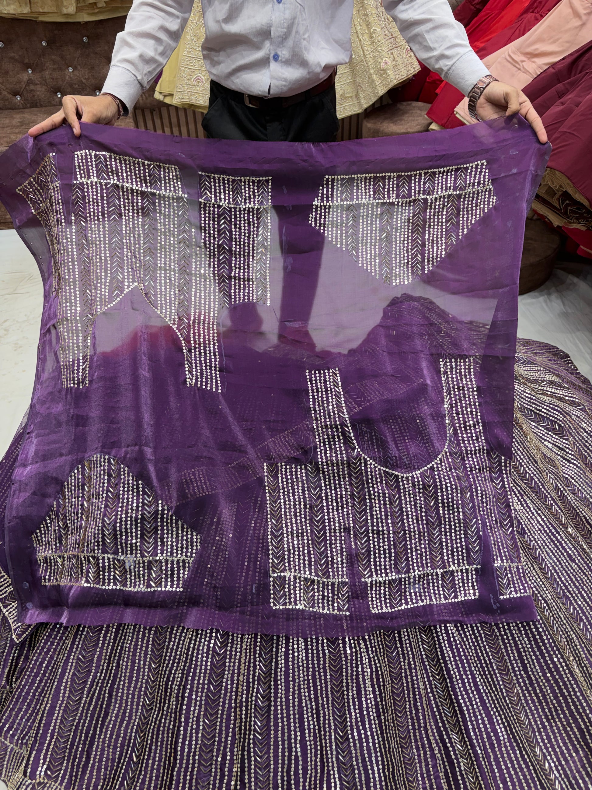 Purple kiara Advani Heavy Lehenga - Shopping World