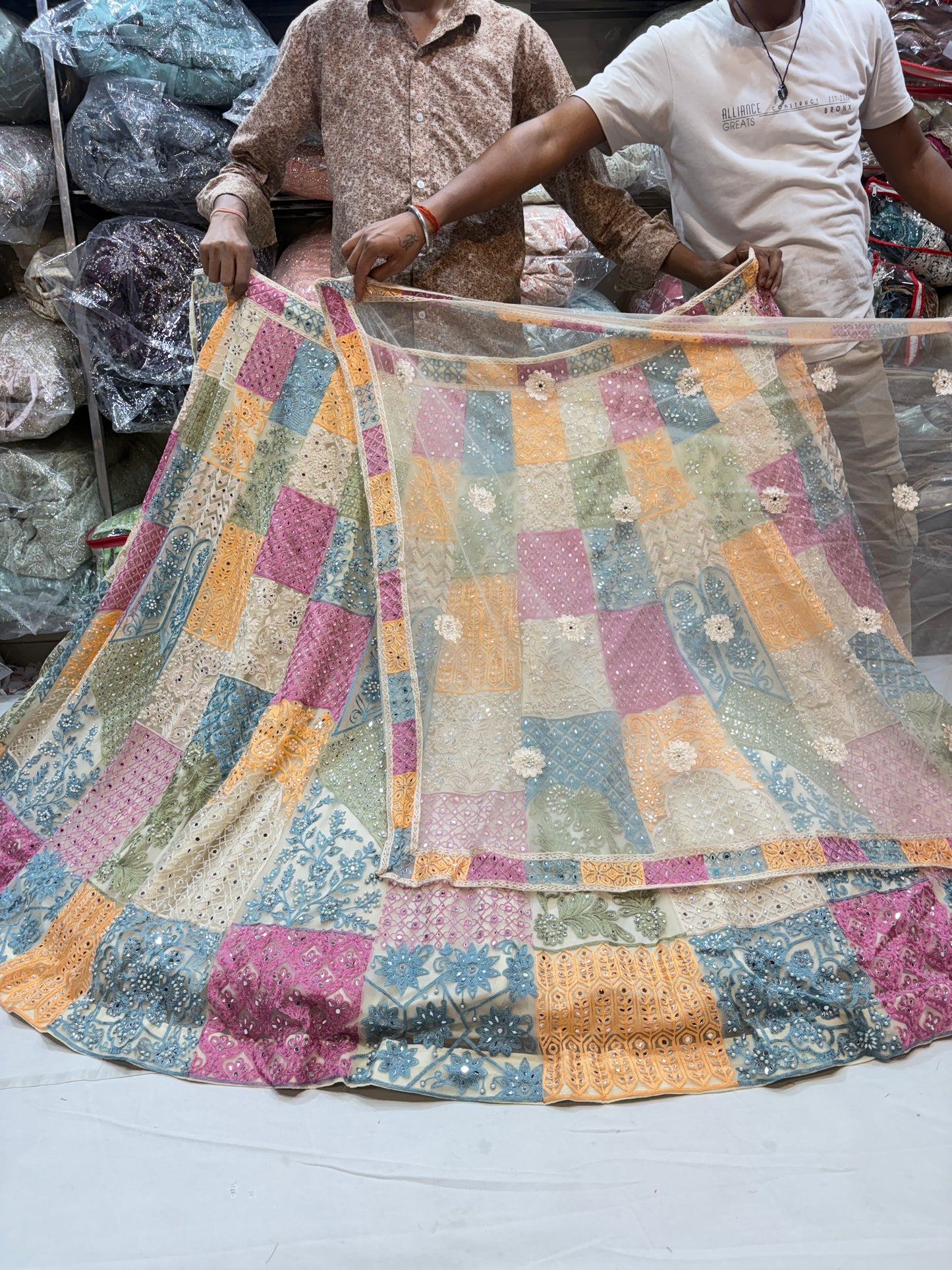 Embellished multicolour Lehenga