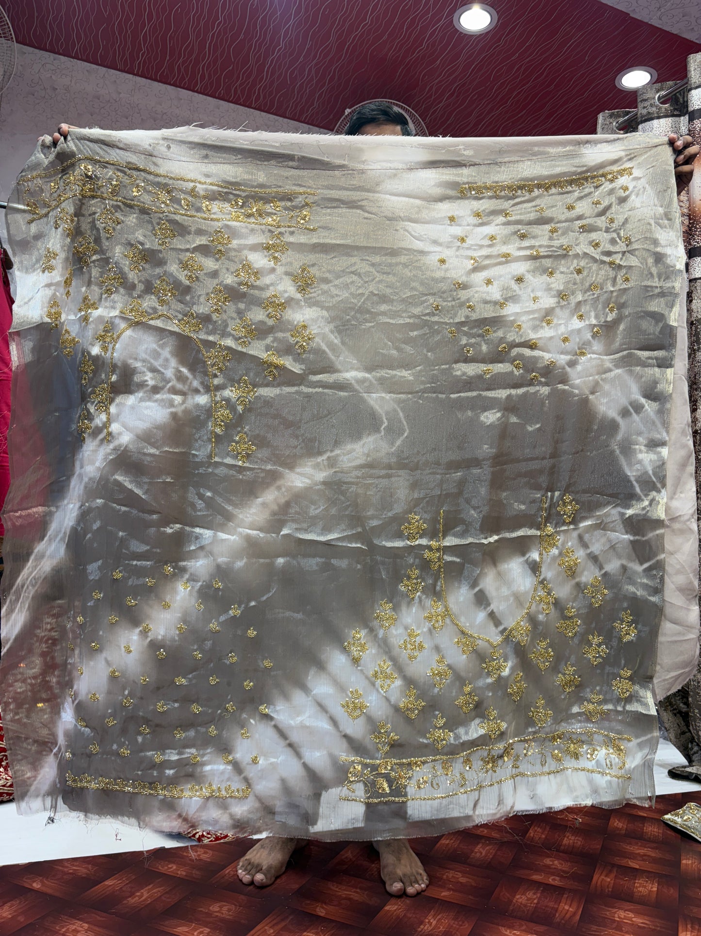 Amazing grey bridal Lehenga