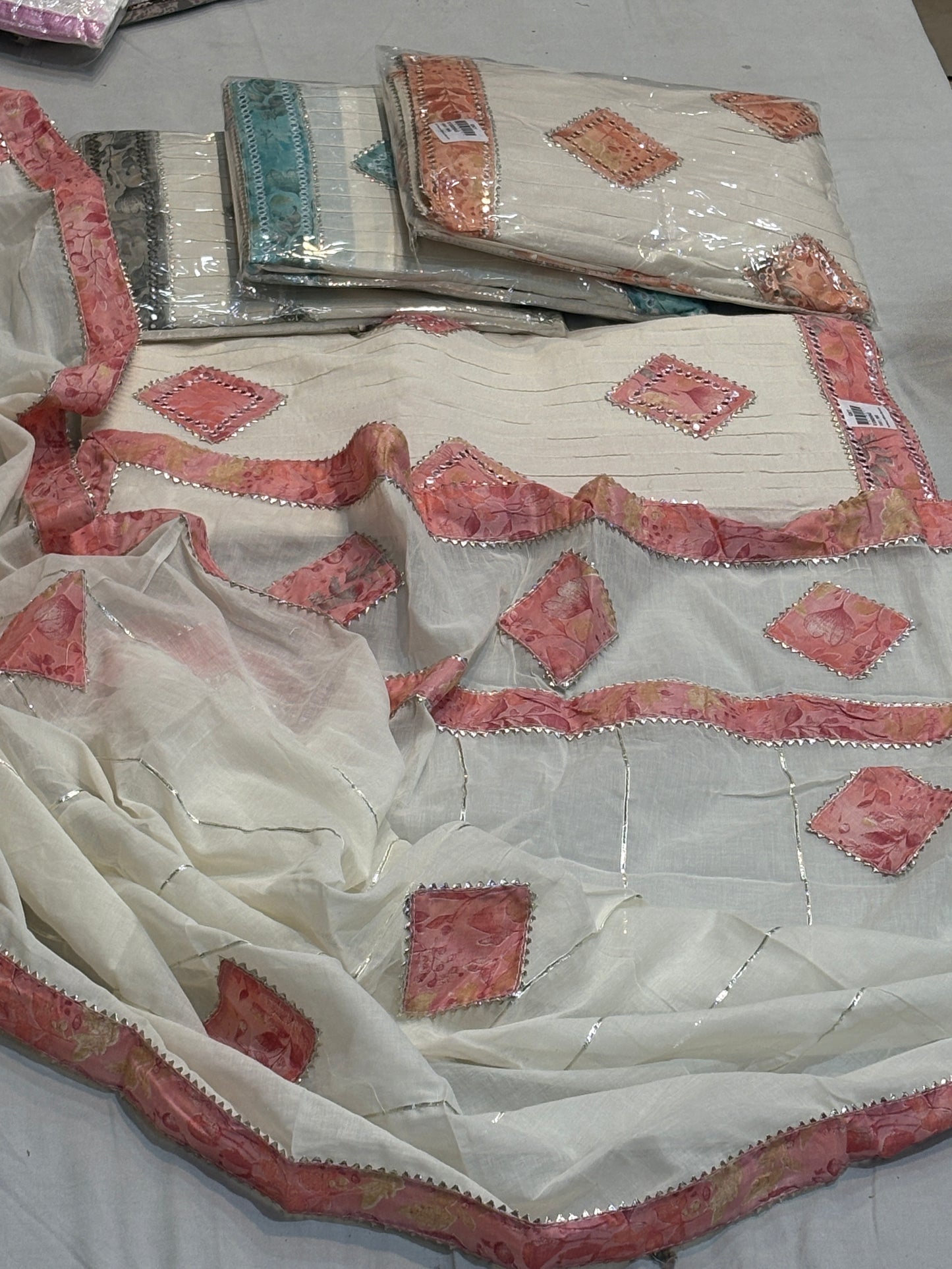 White Fancy Salwar suit (free size)