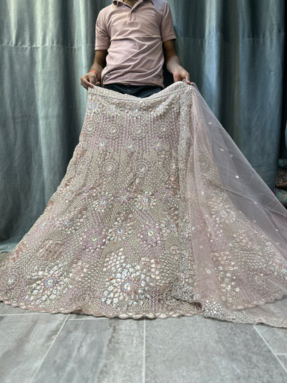 Fabulous mauve pink lehenga