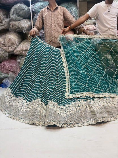 Elegant green Lehenga