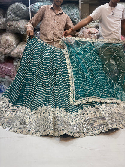 Elegant green Lehenga