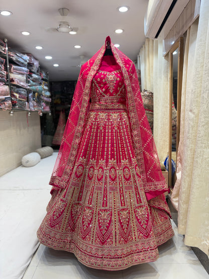 Charming Rani pink Lehenga