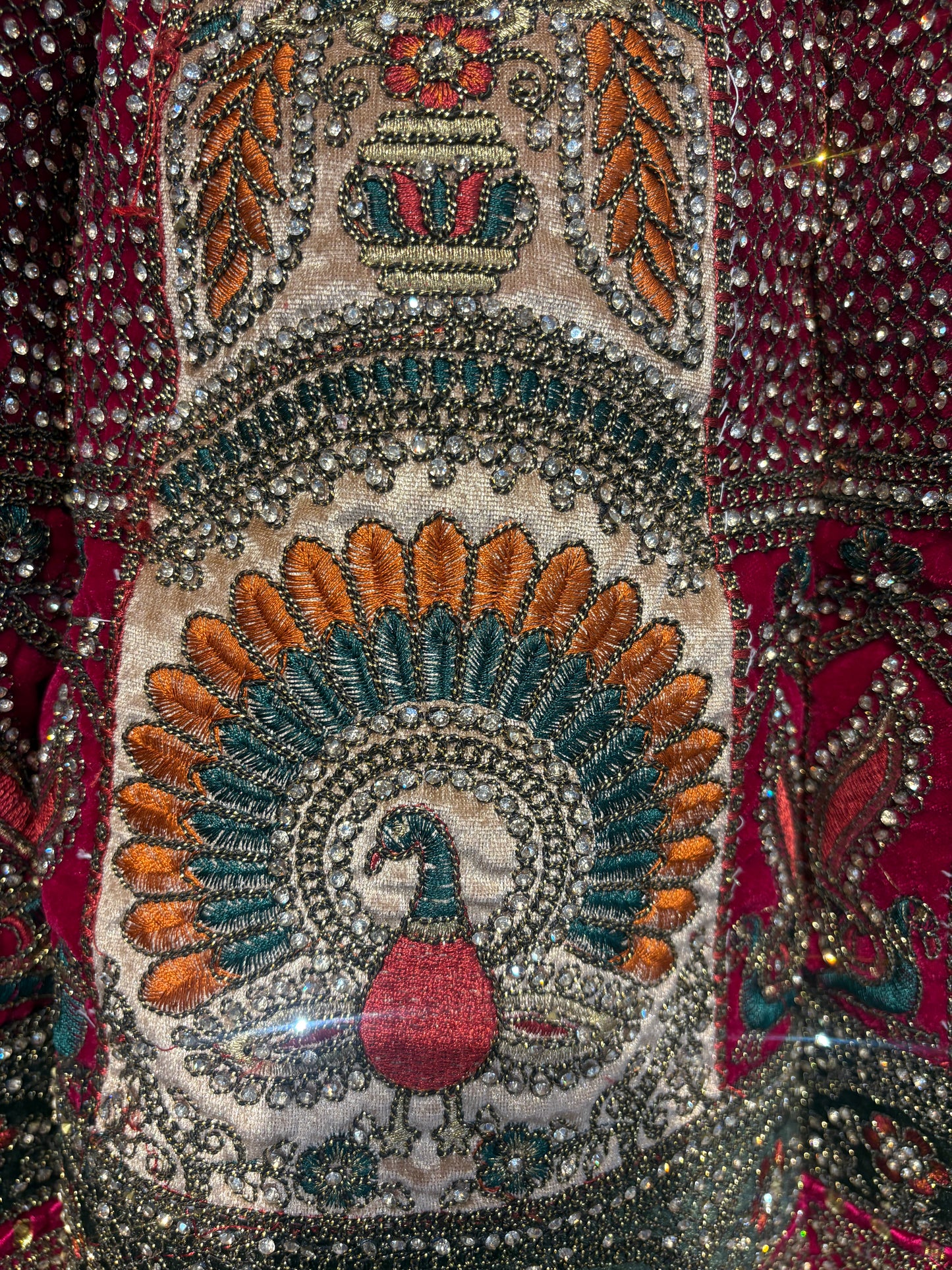 Designer pink peacock Ball bridal Lehenga