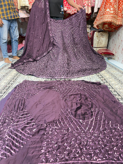 Gorgeous purple Lehenga