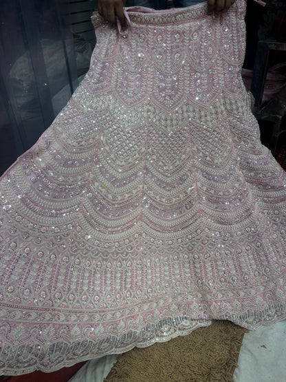 Eye catching pink Lehenga