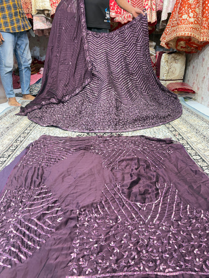 Gorgeous purple Lehenga