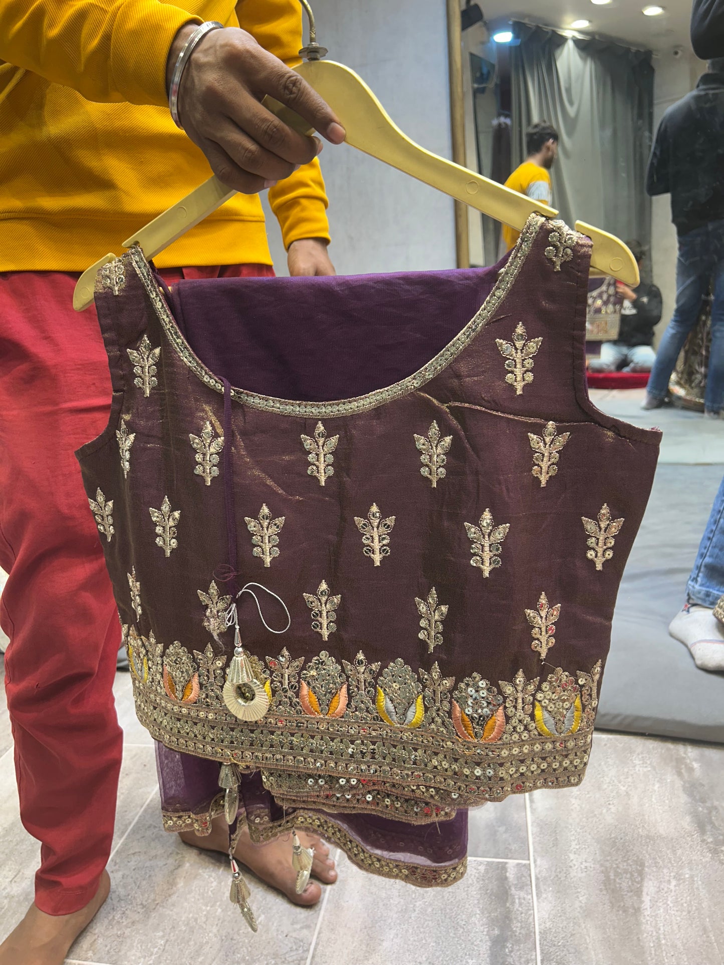 Good looking mehendi green crop top lehenga