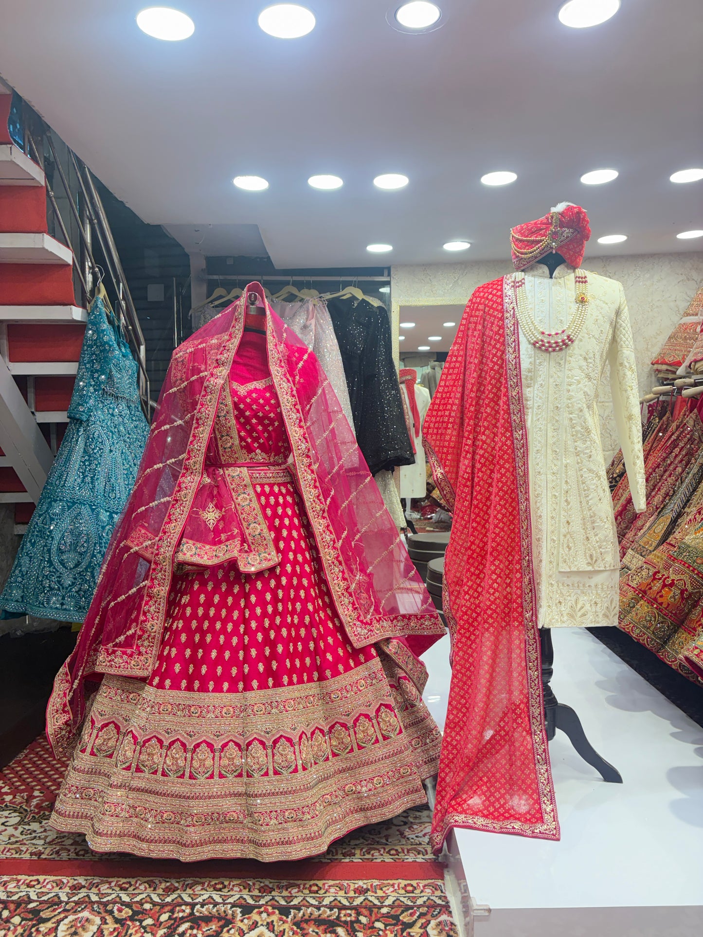 Good looking bridal Lehenga sherwani combo