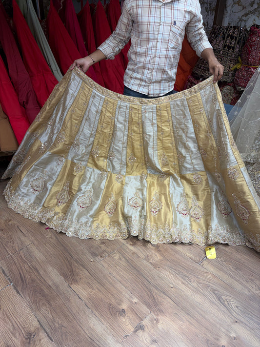 Silver Golden Trendy Lehenga