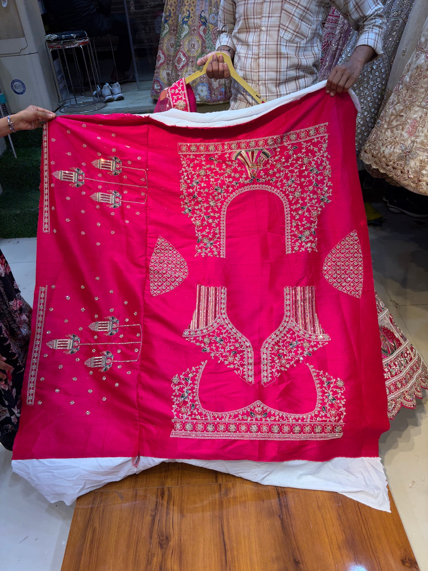 Rani Pink Bridal Lehenga