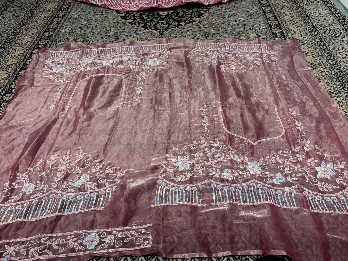 Charming Floral pink Lehenga