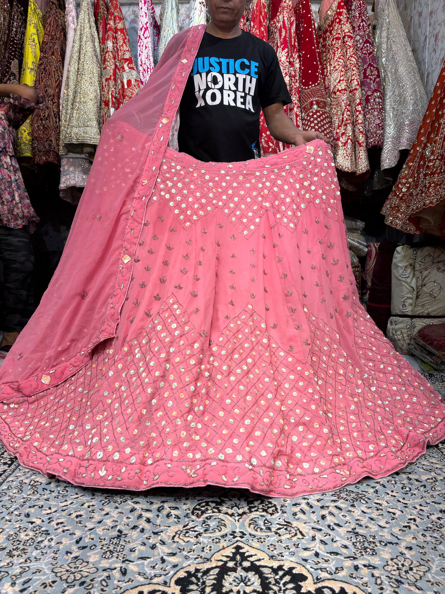 Awesome Baby pink Lehenga