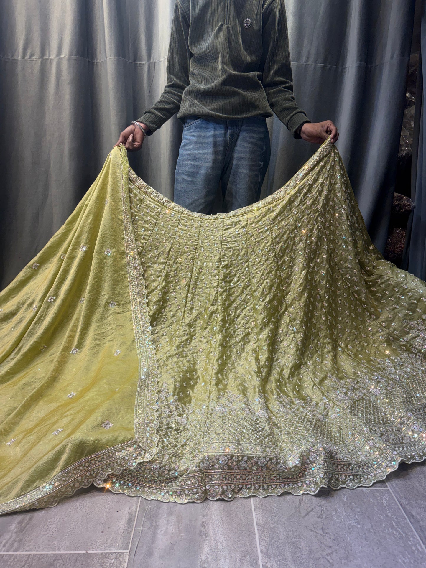 Eye Catching light yellow Lehenga