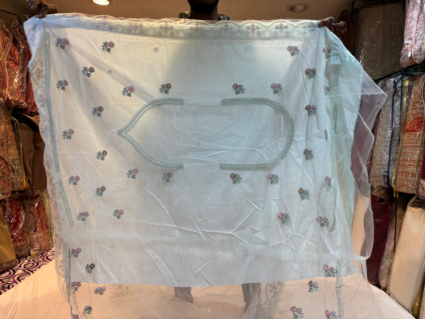 Gorgeous sky blue Lehenga