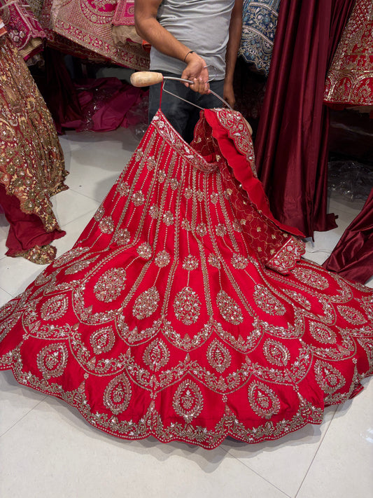 Hot pink Lehenga