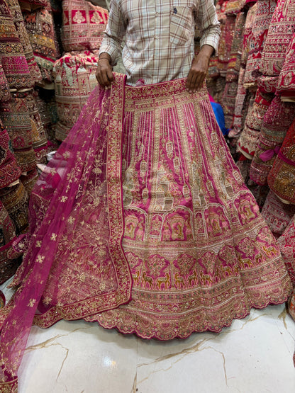Baby Pink Doli Barat Bridal Lehenga