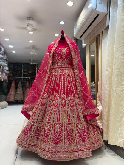 Charming Rani pink Lehenga