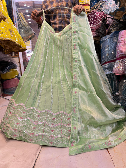 Fabulous green lehenga
