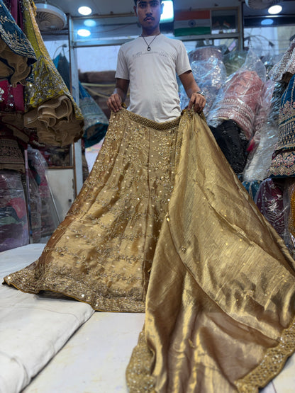 Pretty golden Lehenga