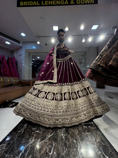 Fabulous maroon Lehenga