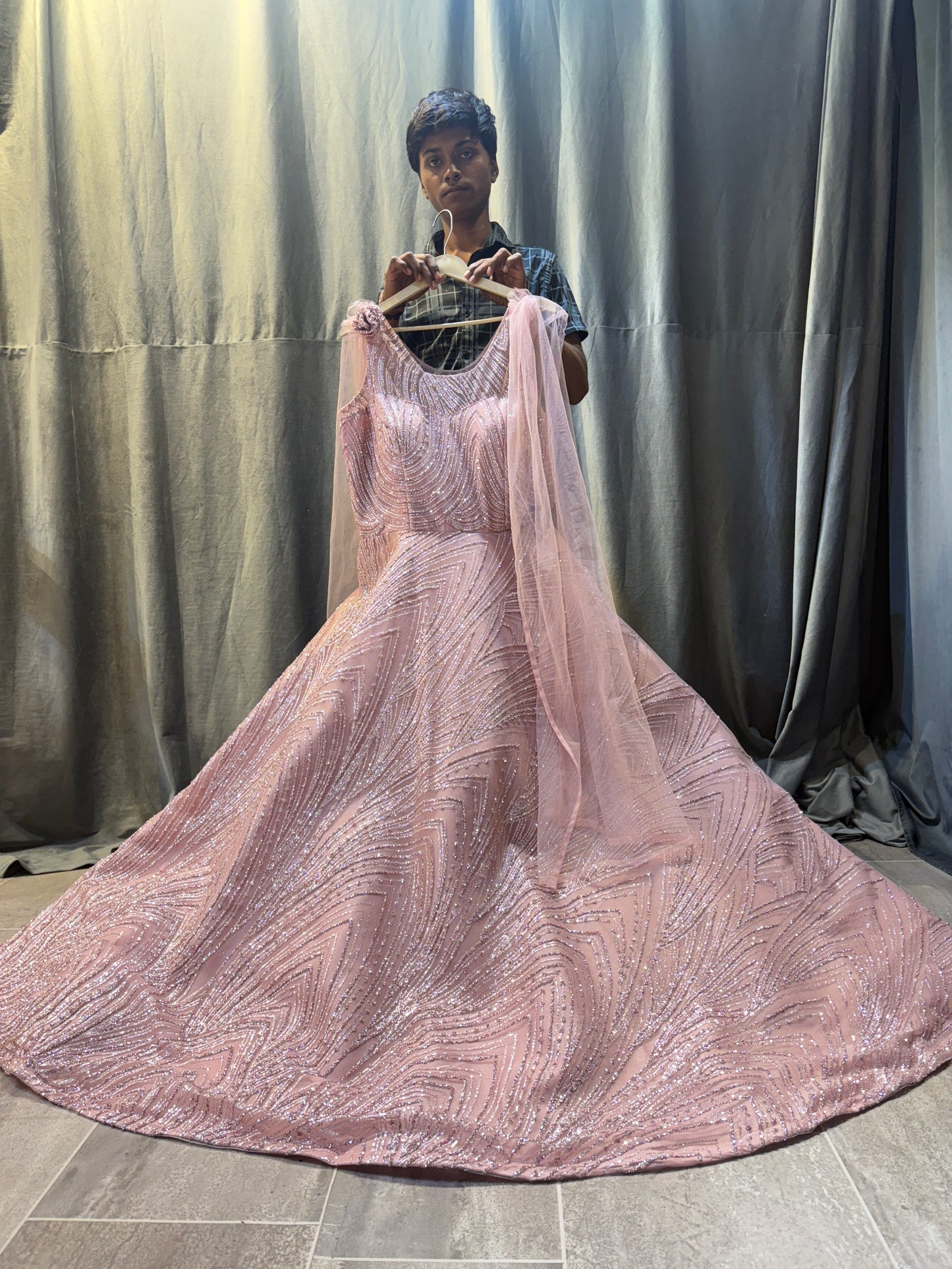 Tremendous pink gown