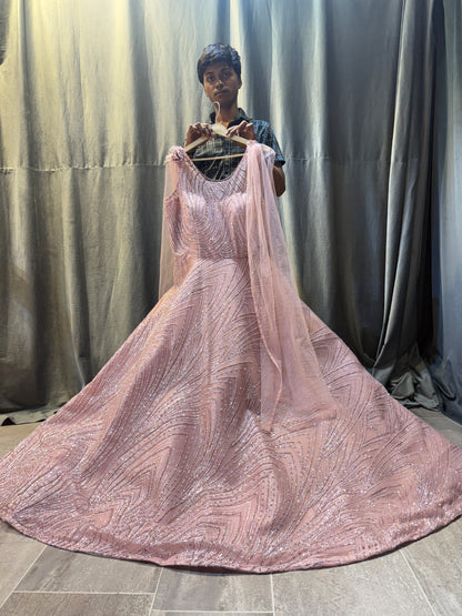 Tremendous pink gown