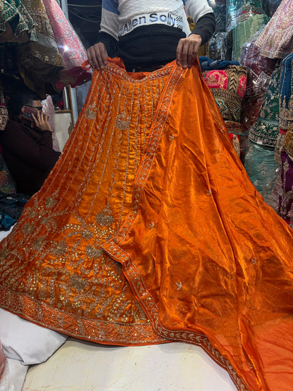 Eye Catching Rust orange Lehenga